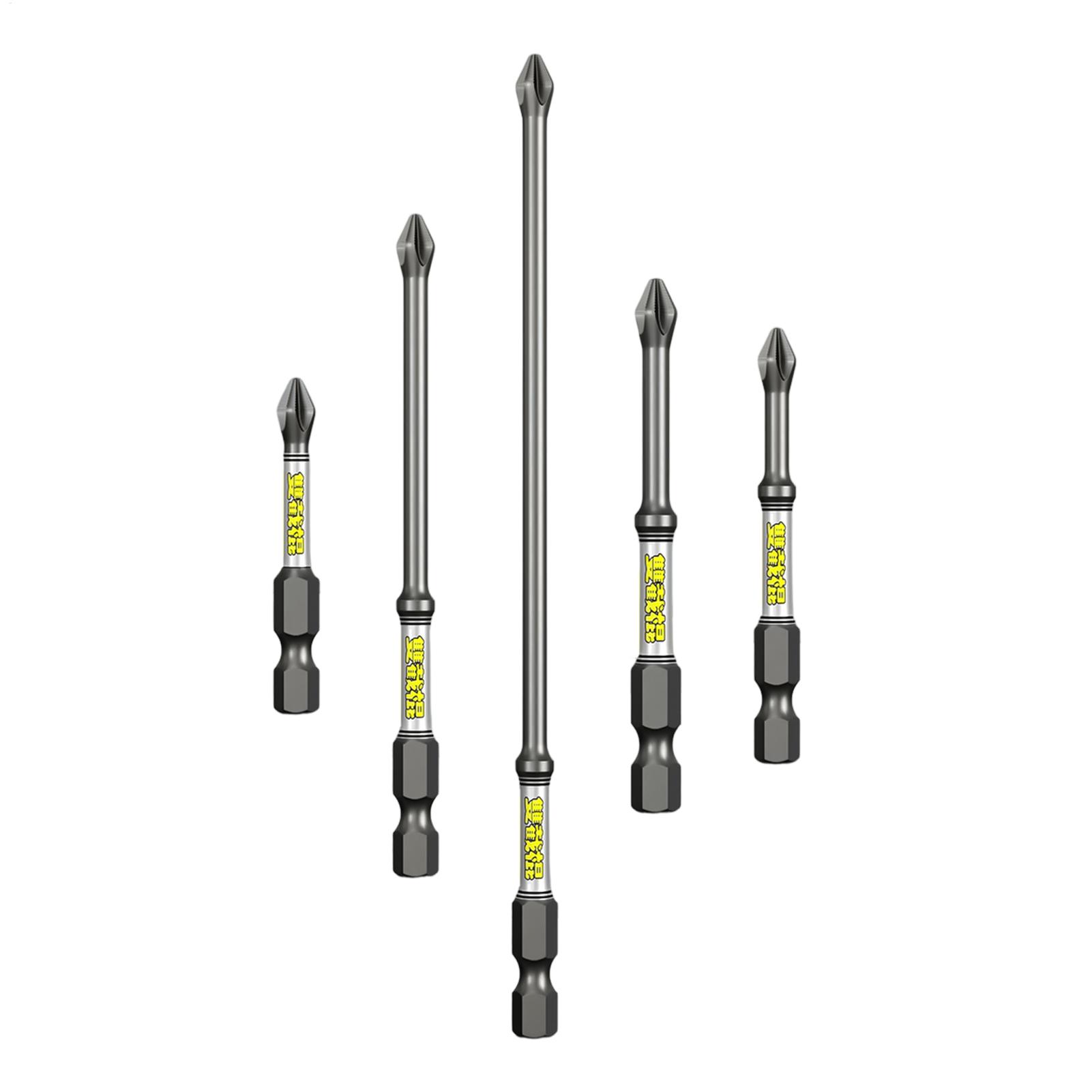 Drill Bits - ドリルドライバービットセット 5ピース ヘビーデューティー 防錆ドリルビットコンビネーションツールセット 家庭用 ワークショップ