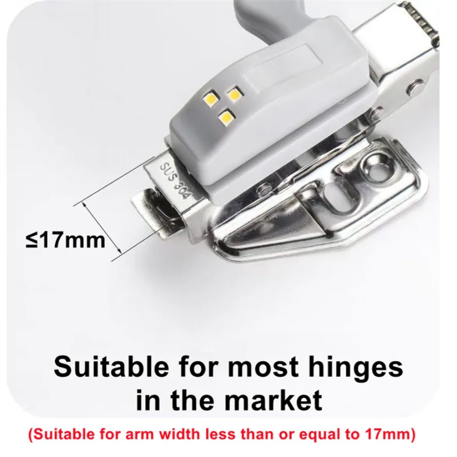 10個入り LED内蔵ヒンジライト、ワードローブ、キャビネッ - Cabinet Hinges のレビューと価格
