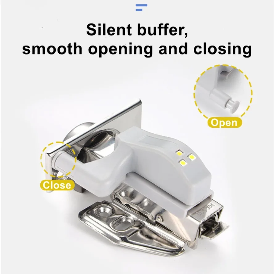 10個入り LED内蔵ヒンジライト、ワードローブ、キャビネッ - Cabinet Hinges のレビューと価格